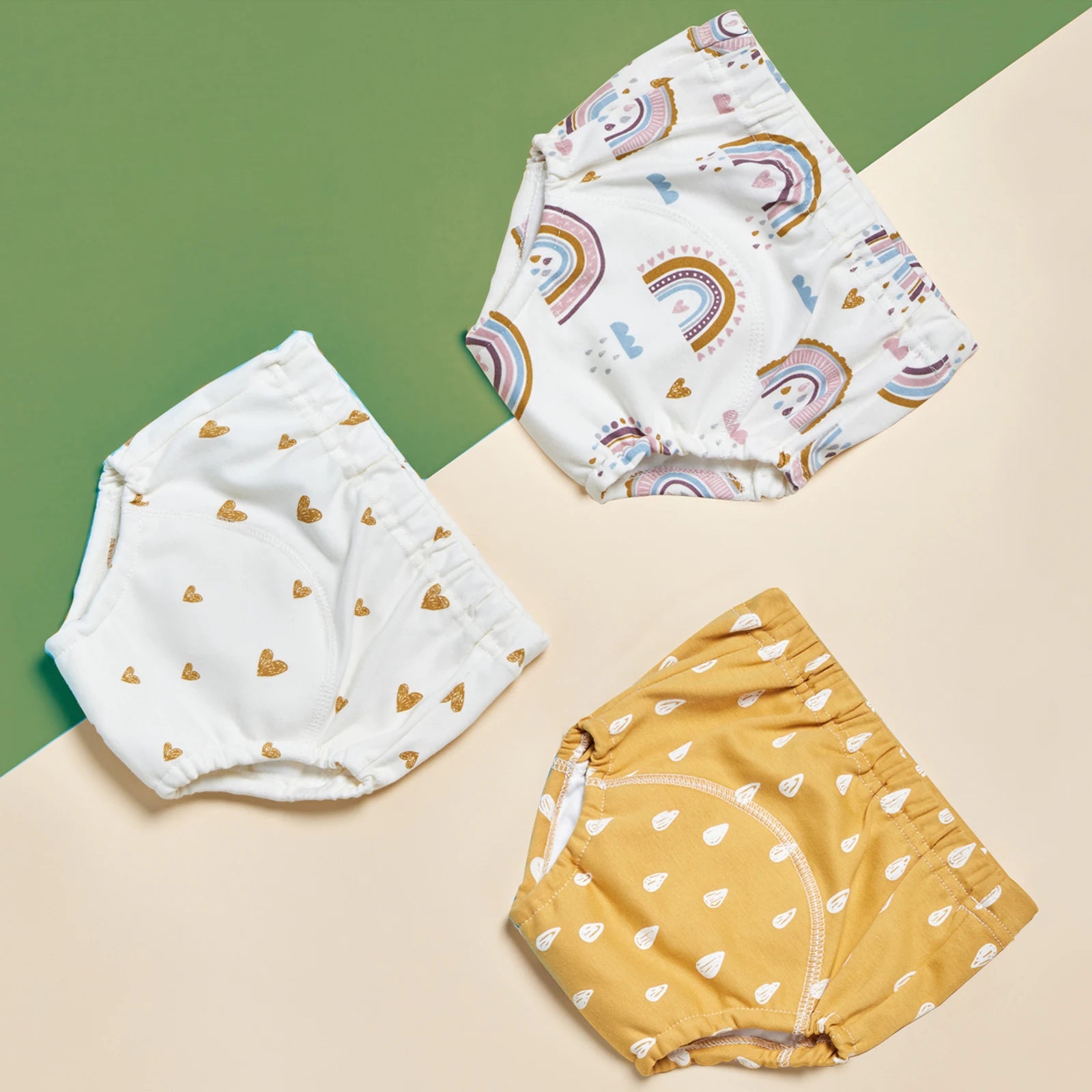 3pcs Baby Cotton Reusable Training Pants