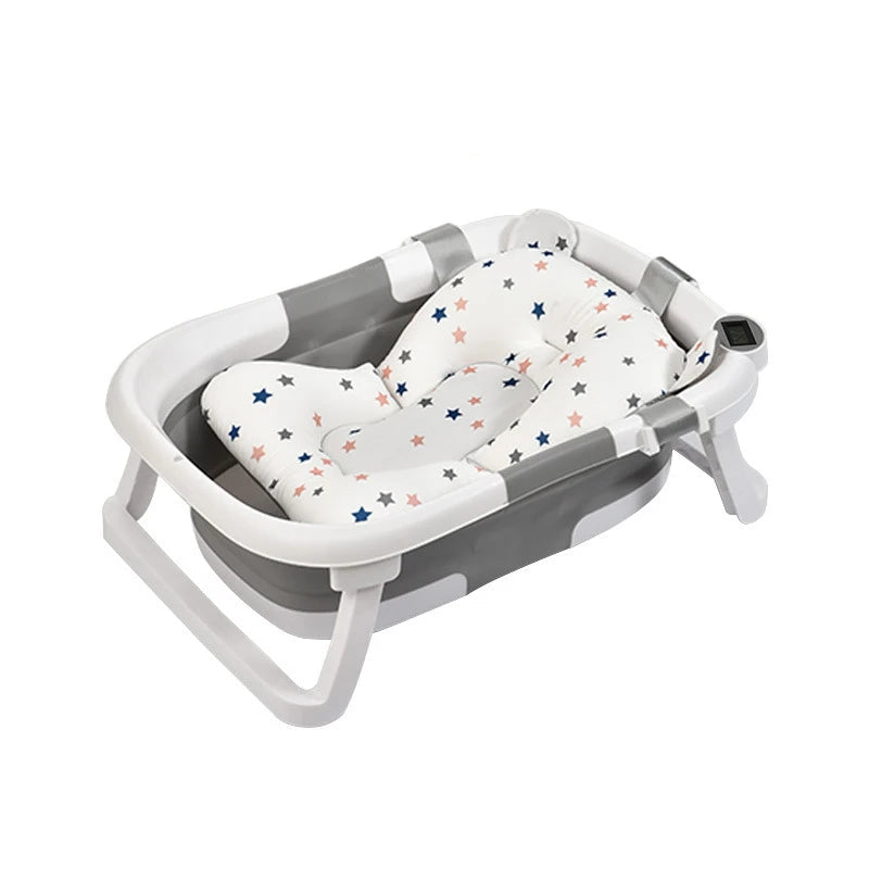 Silicone Baby Bath Bucket with Temperature Sensor