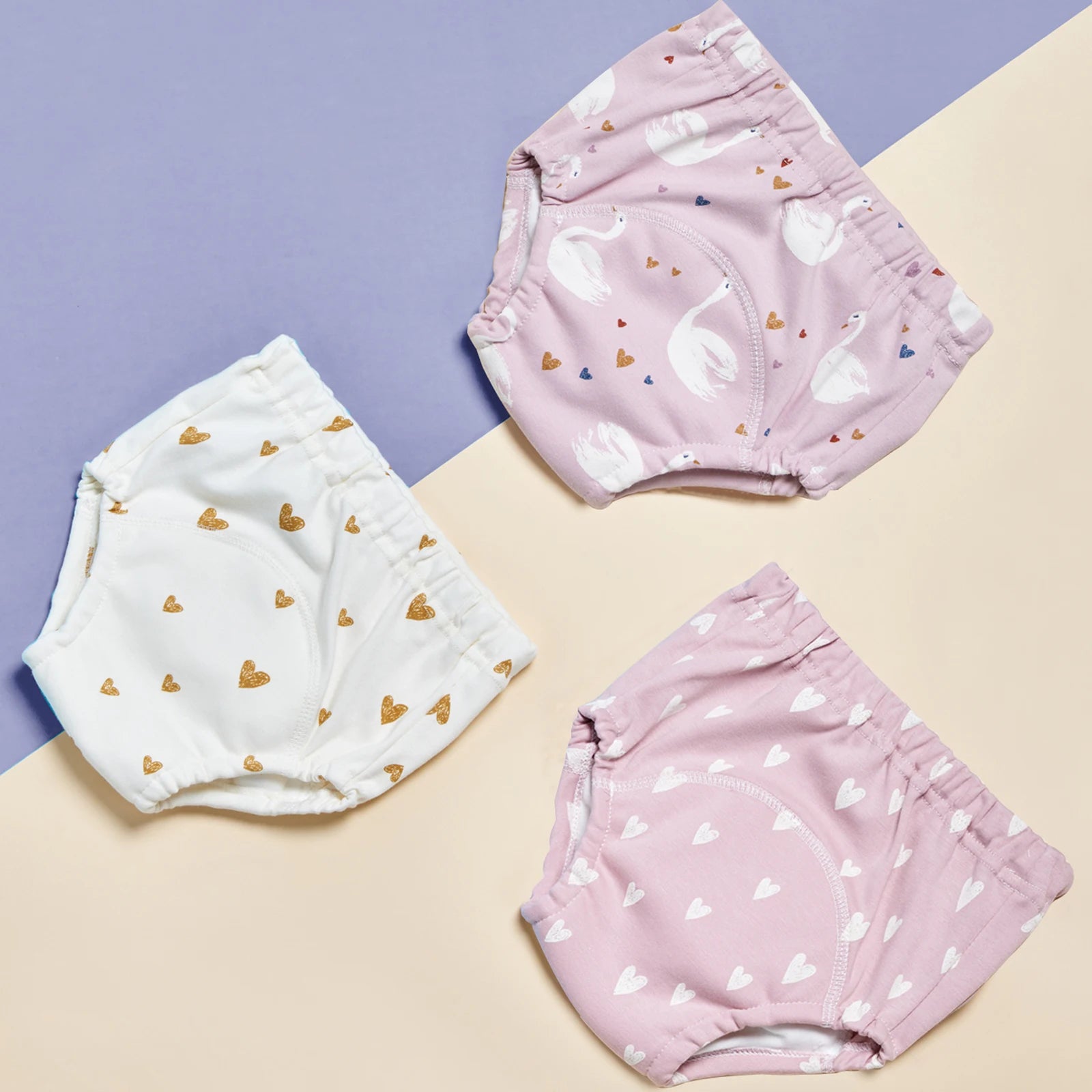 3pcs Baby Cotton Reusable Training Pants