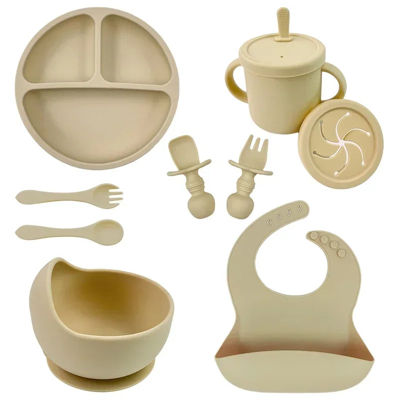 Silicone Baby Tableware Set