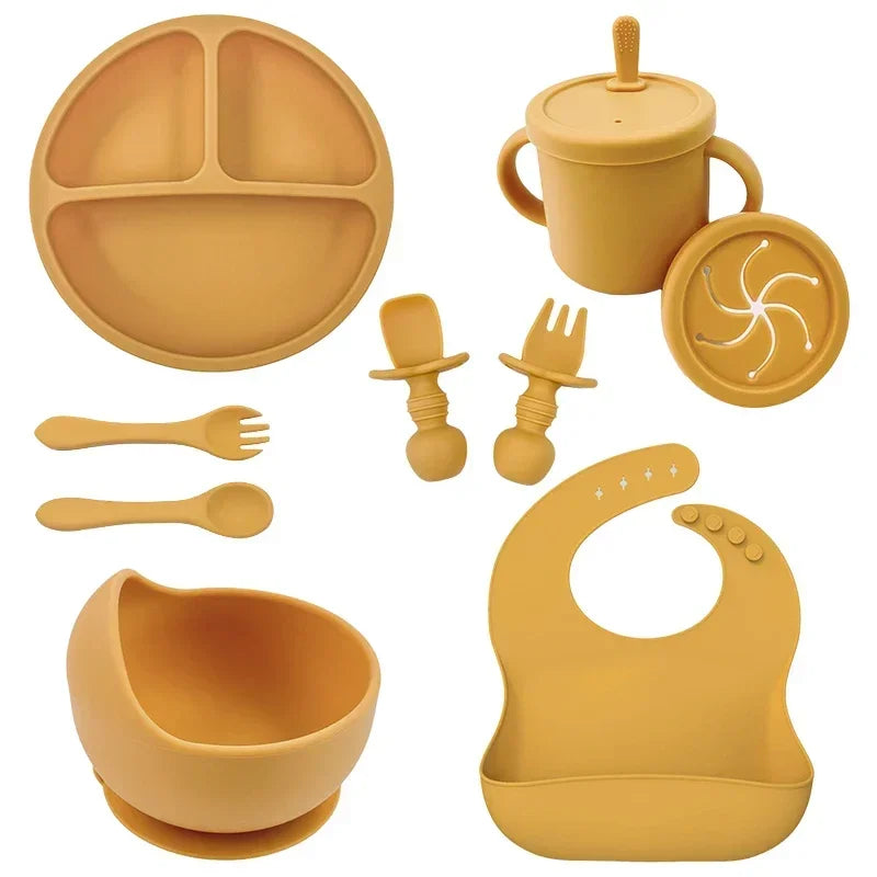 Silicone Baby Tableware Set