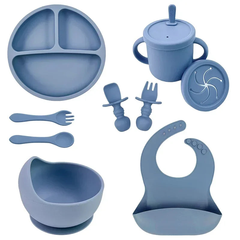 Silicone Baby Tableware Set