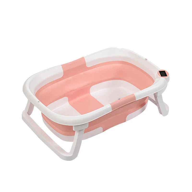 Silicone Baby Bath Bucket with Temperature Sensor