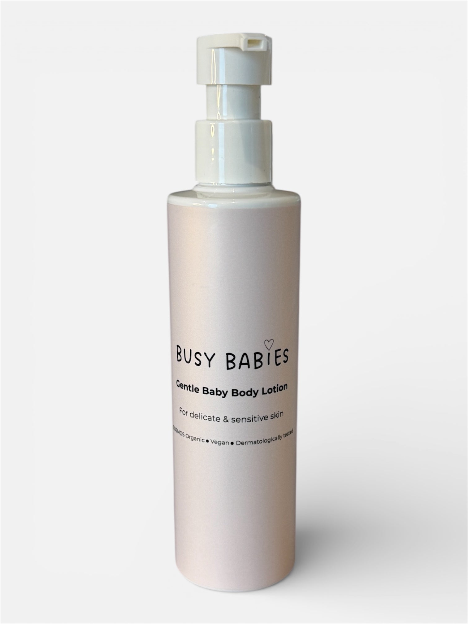 Busy Babies gentle organic baby body lotion 190ml bottle