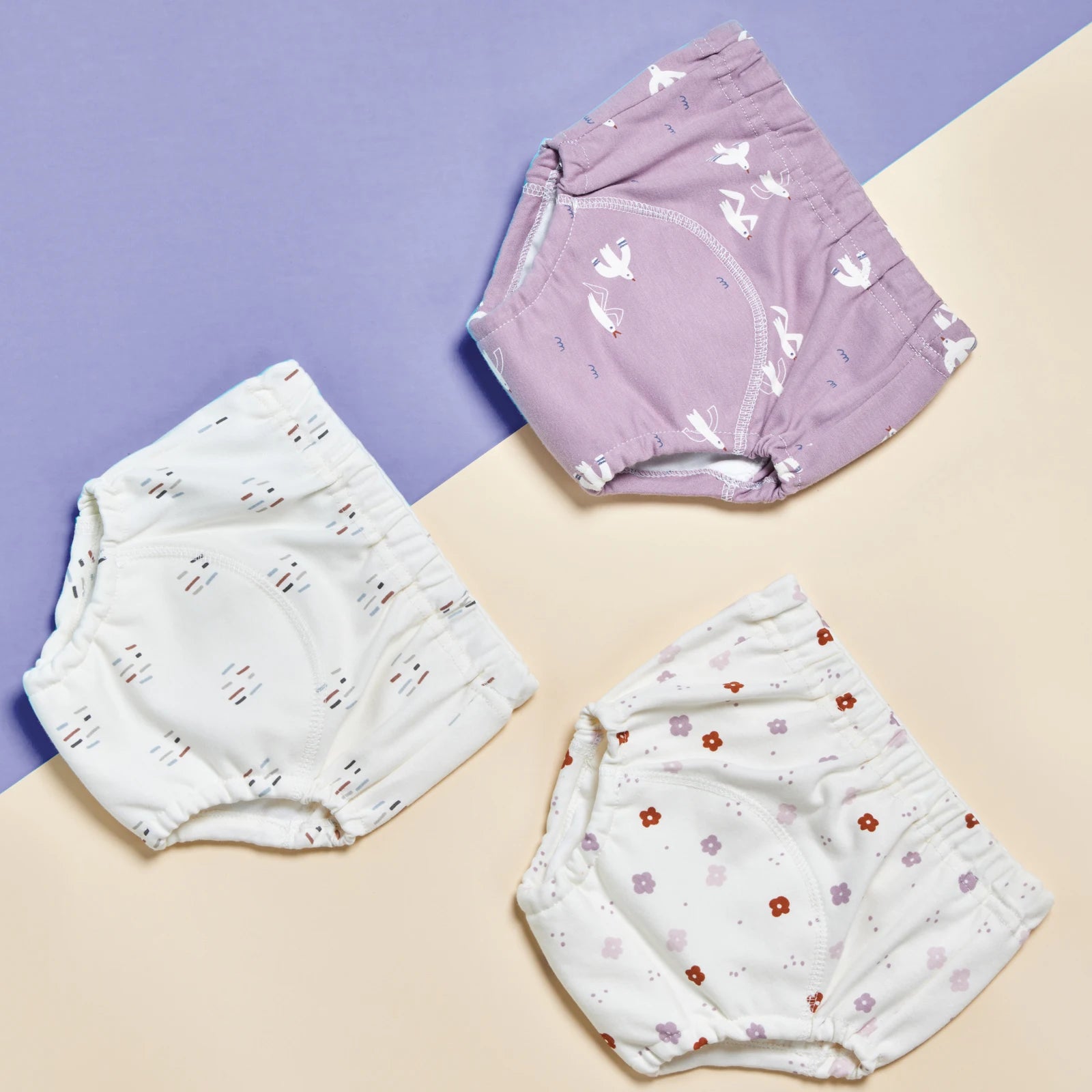 3pcs Baby Cotton Reusable Training Pants