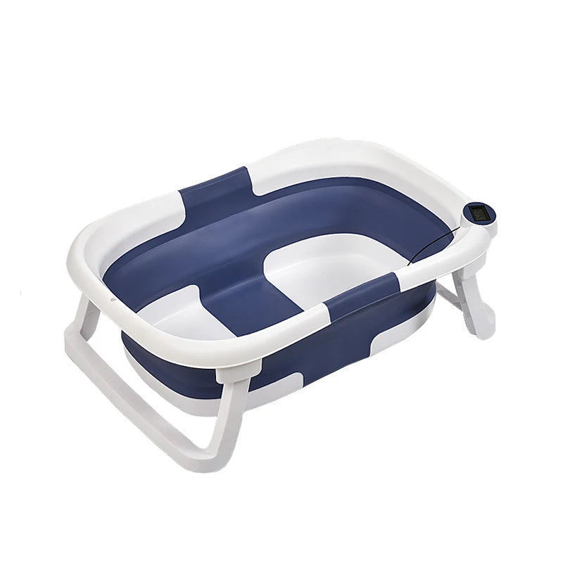Silicone Baby Bath Bucket with Temperature Sensor