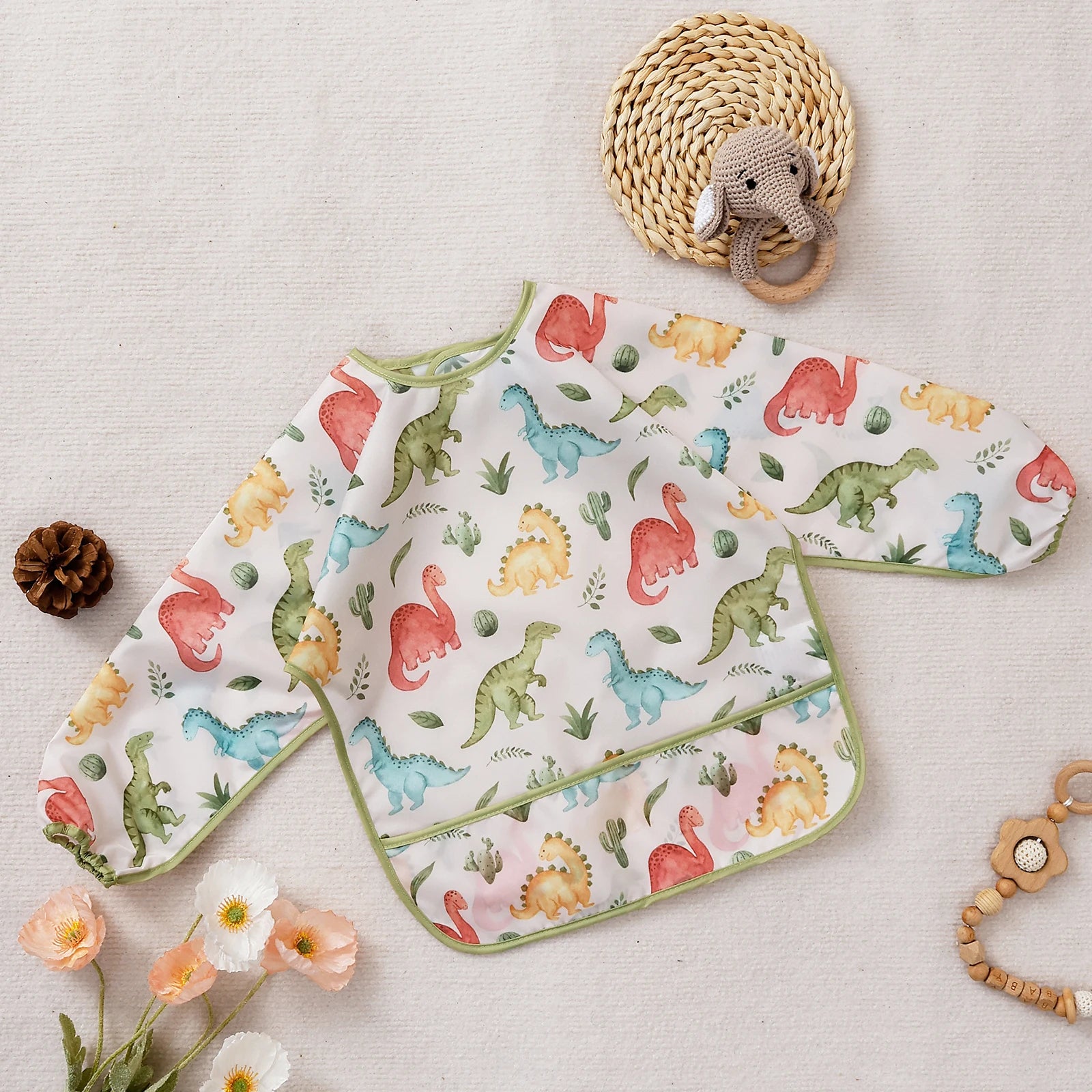 Waterproof Long Sleeve Feeding Bib