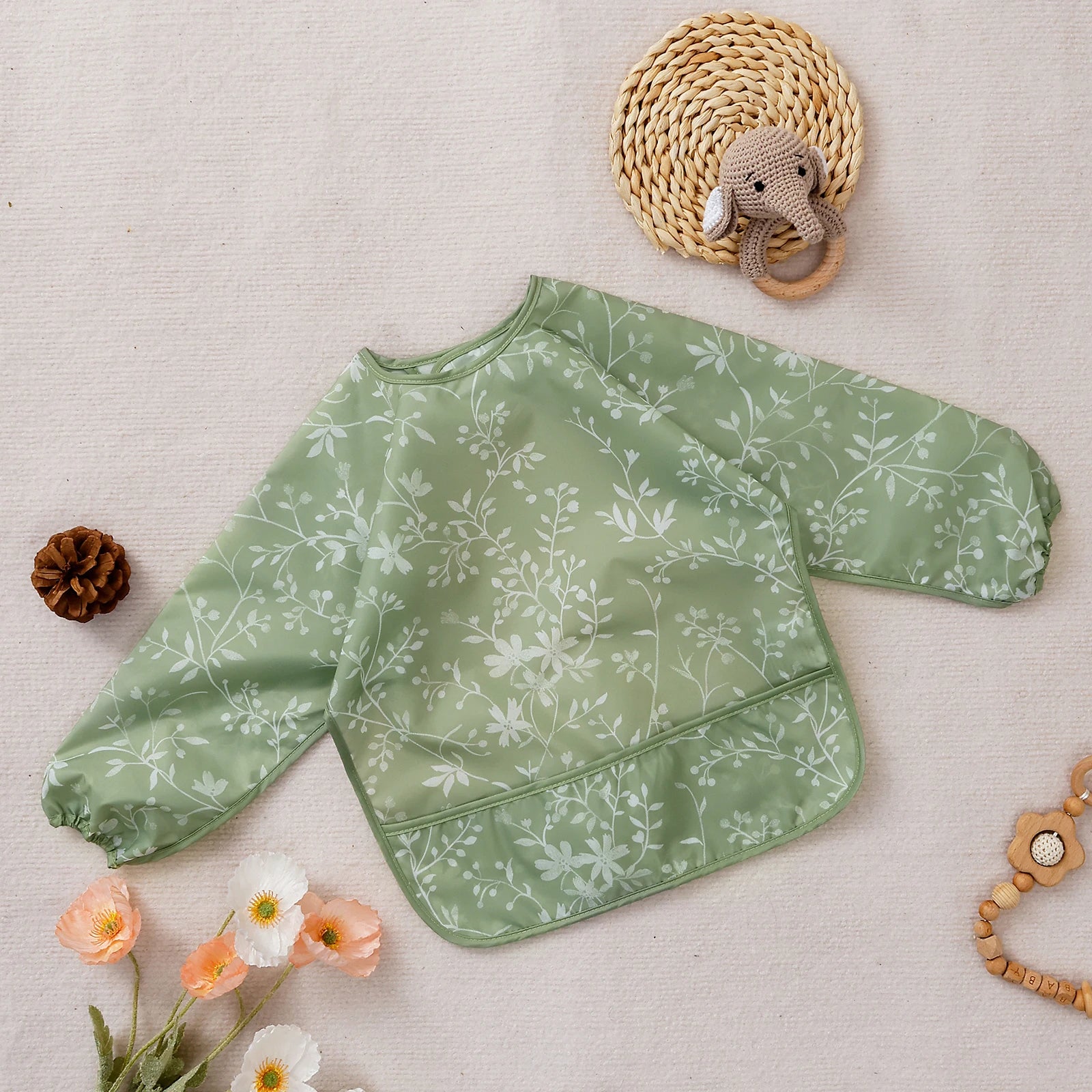 Waterproof Long Sleeve Feeding Bib