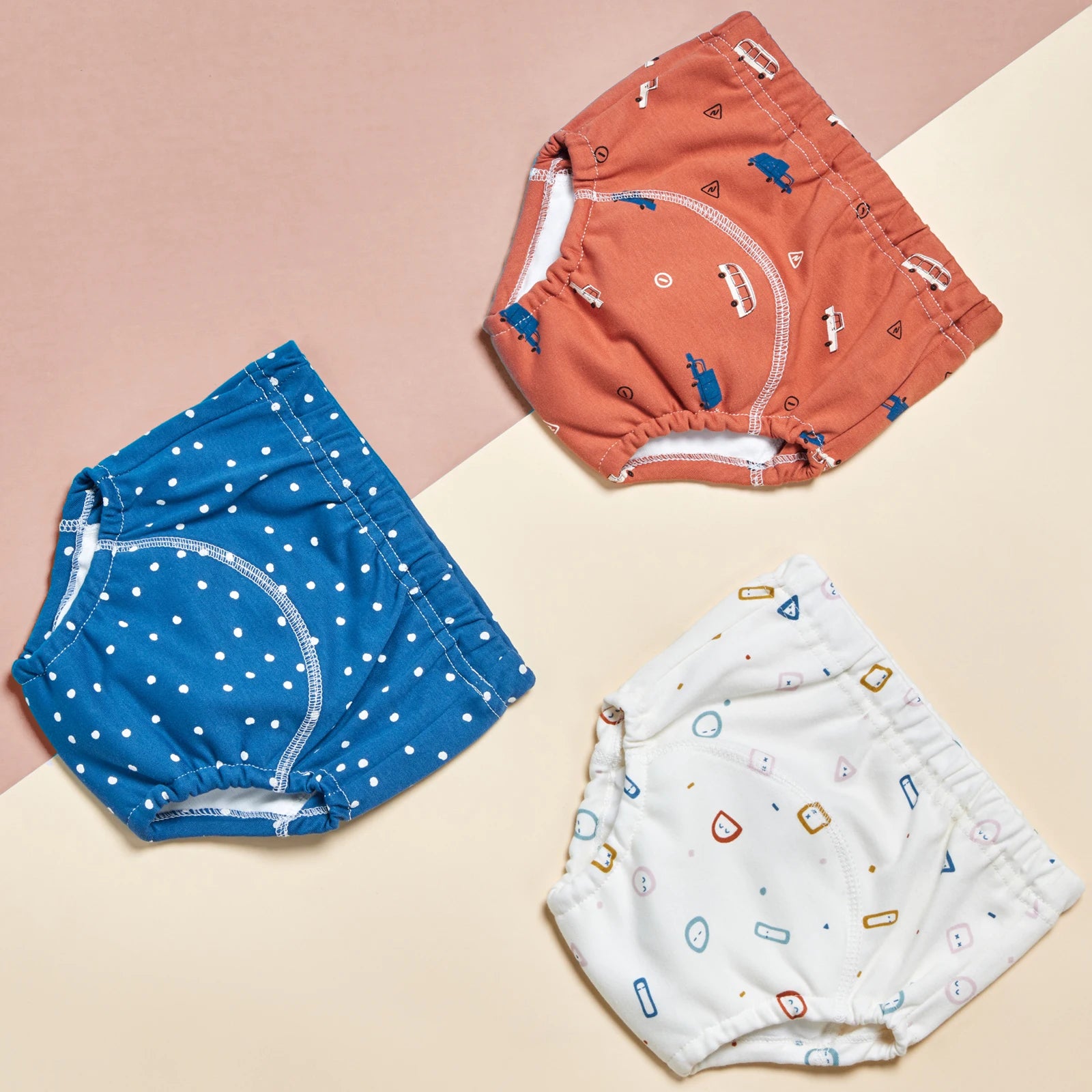 3pcs Baby Cotton Reusable Training Pants