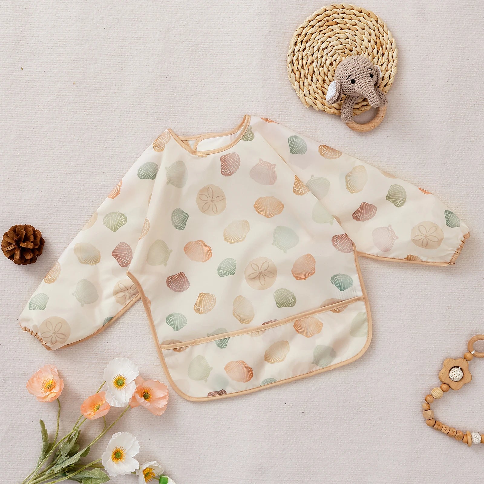 Waterproof Long Sleeve Feeding Bib