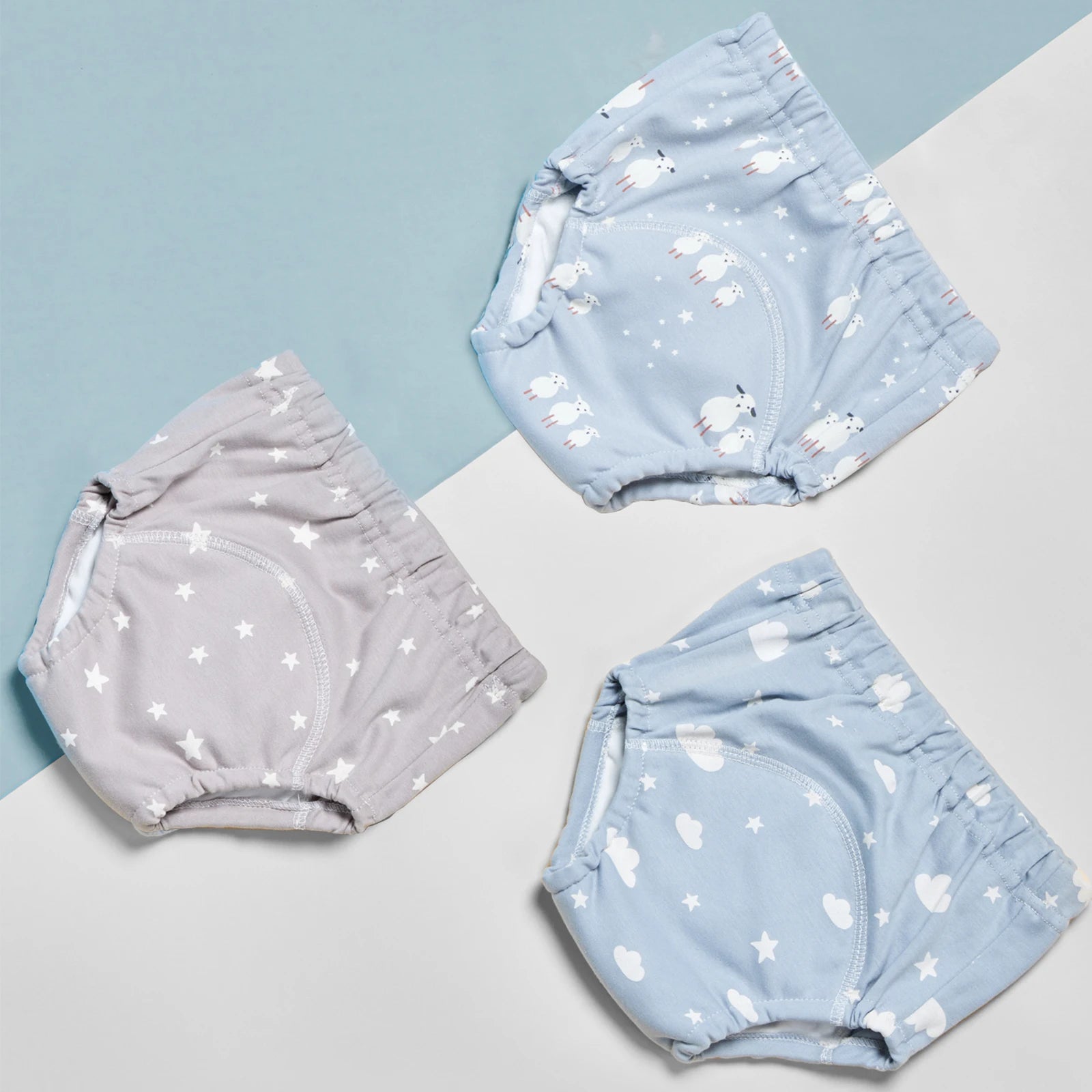 3pcs Baby Cotton Reusable Training Pants