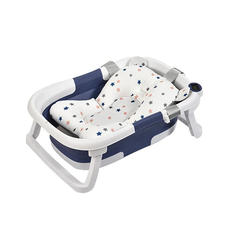 Silicone Baby Bath Bucket with Temperature Sensor