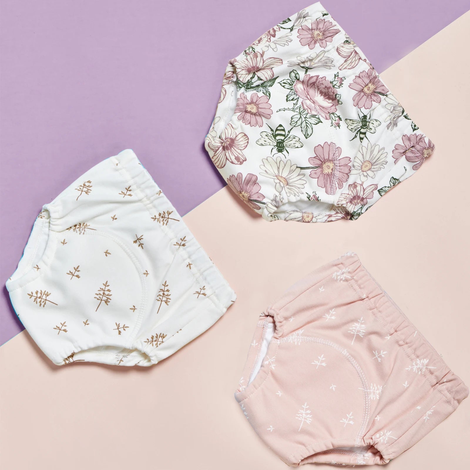 3pcs Baby Cotton Reusable Training Pants