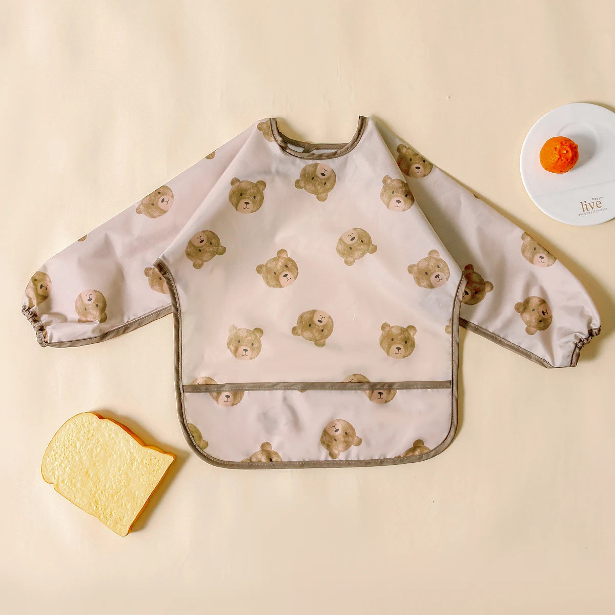Waterproof Long Sleeve Feeding Bib