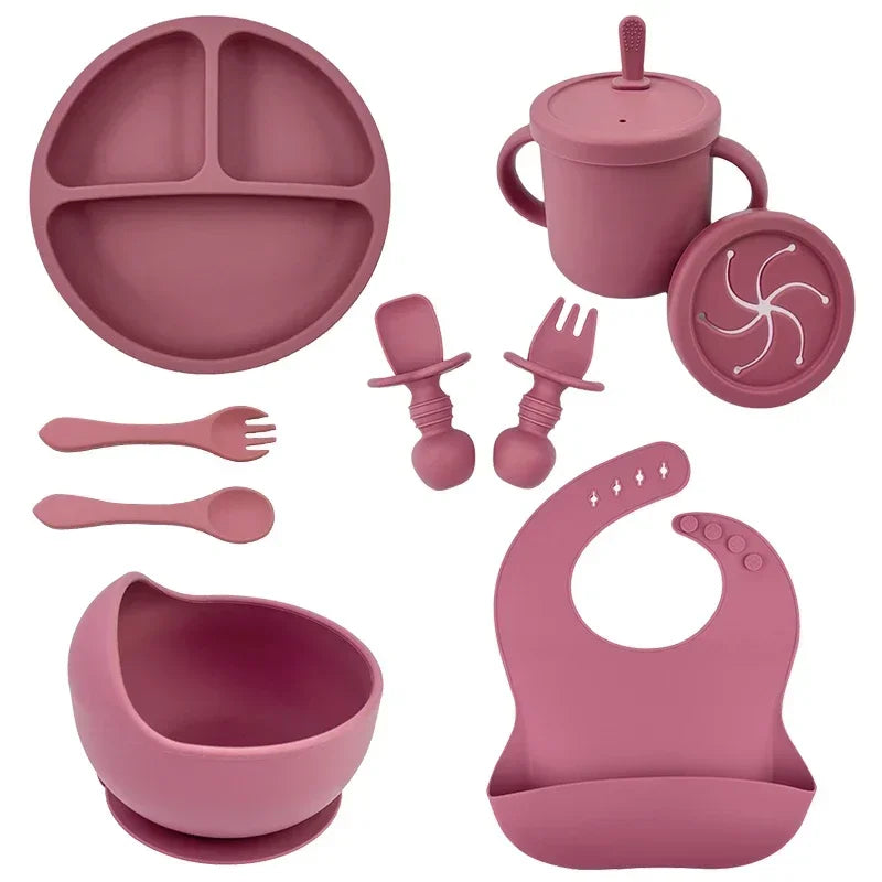Silicone Baby Tableware Set