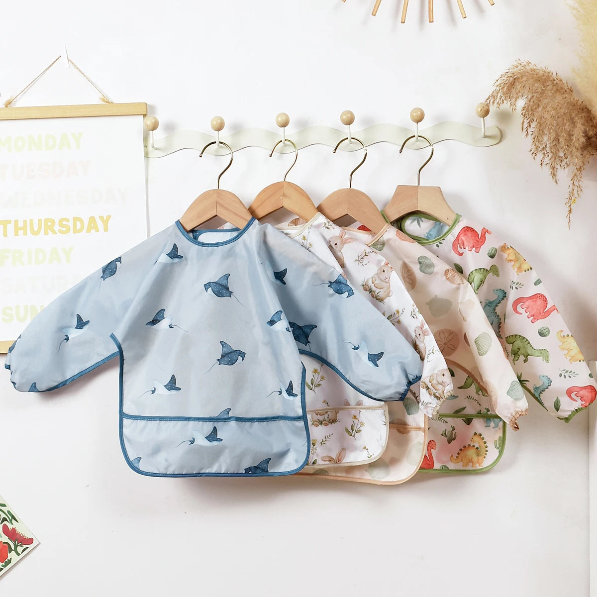 Waterproof Long Sleeve Feeding Bib