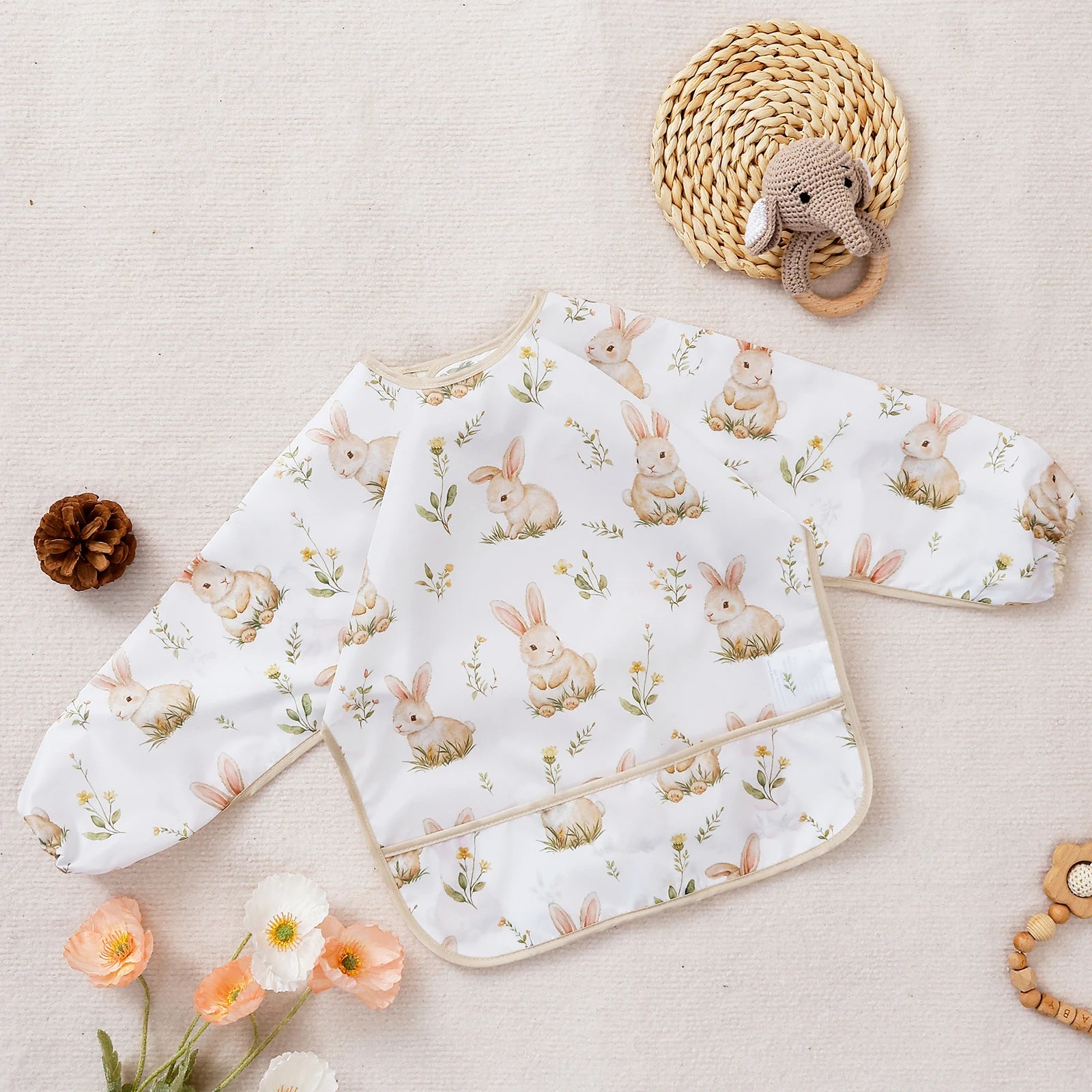 Waterproof Long Sleeve Feeding Bib