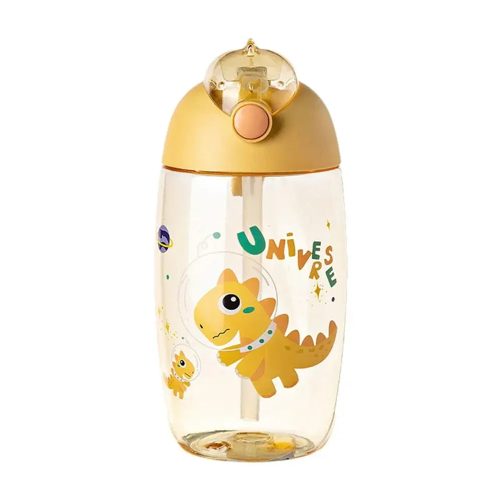 500ML Cartoon Dinosaur Water Bottle – Leakproof Sippy Cup for Kids